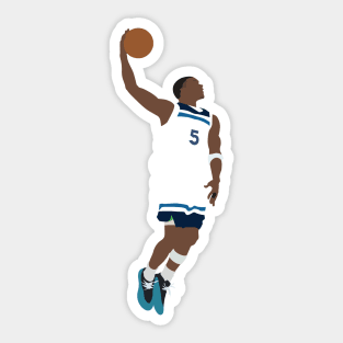 Anthony Edwards 5 Minnesota Timberwolves Dunks Sticker